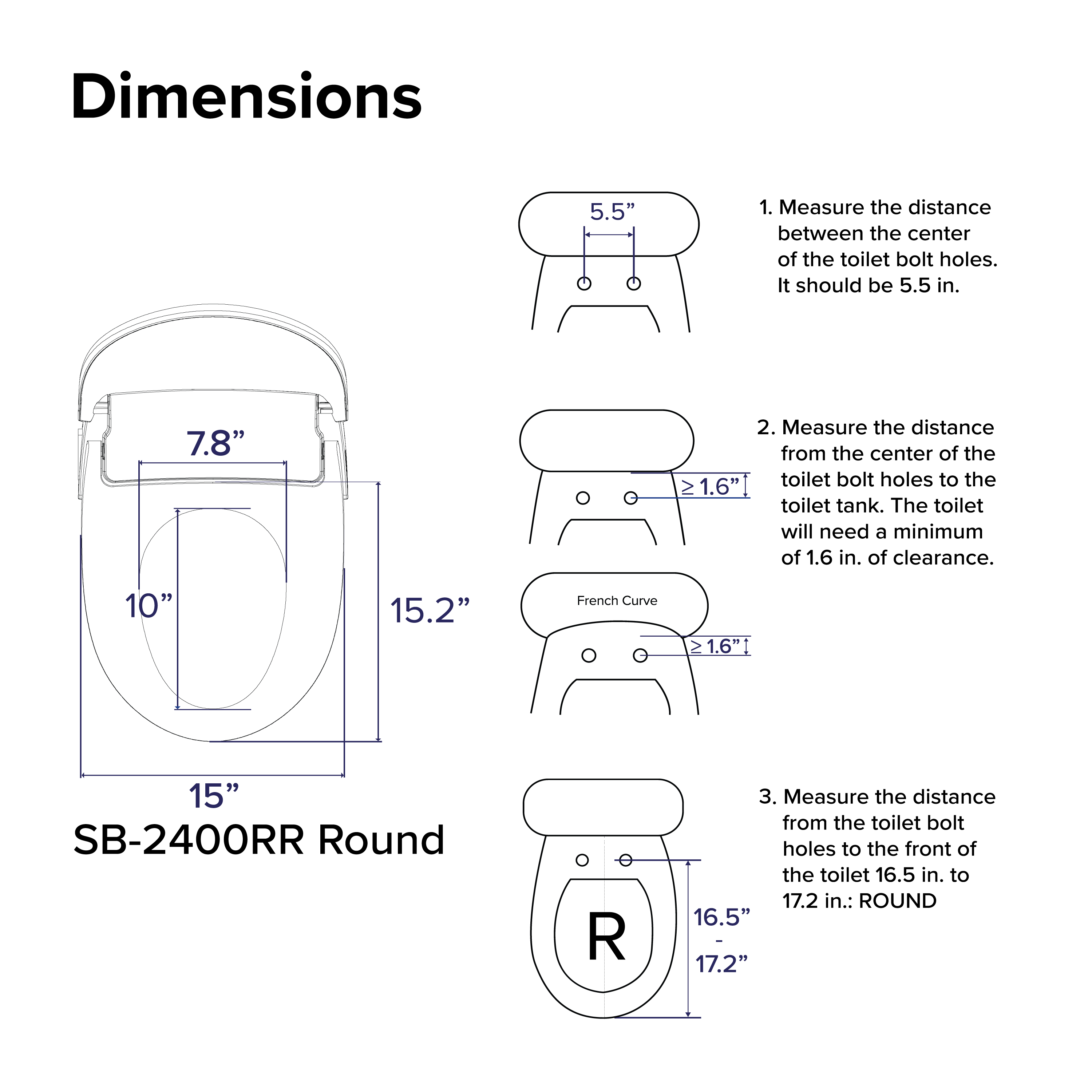 SmartBidet SB-2400RR Bidet-Toilet-Seats - View #18