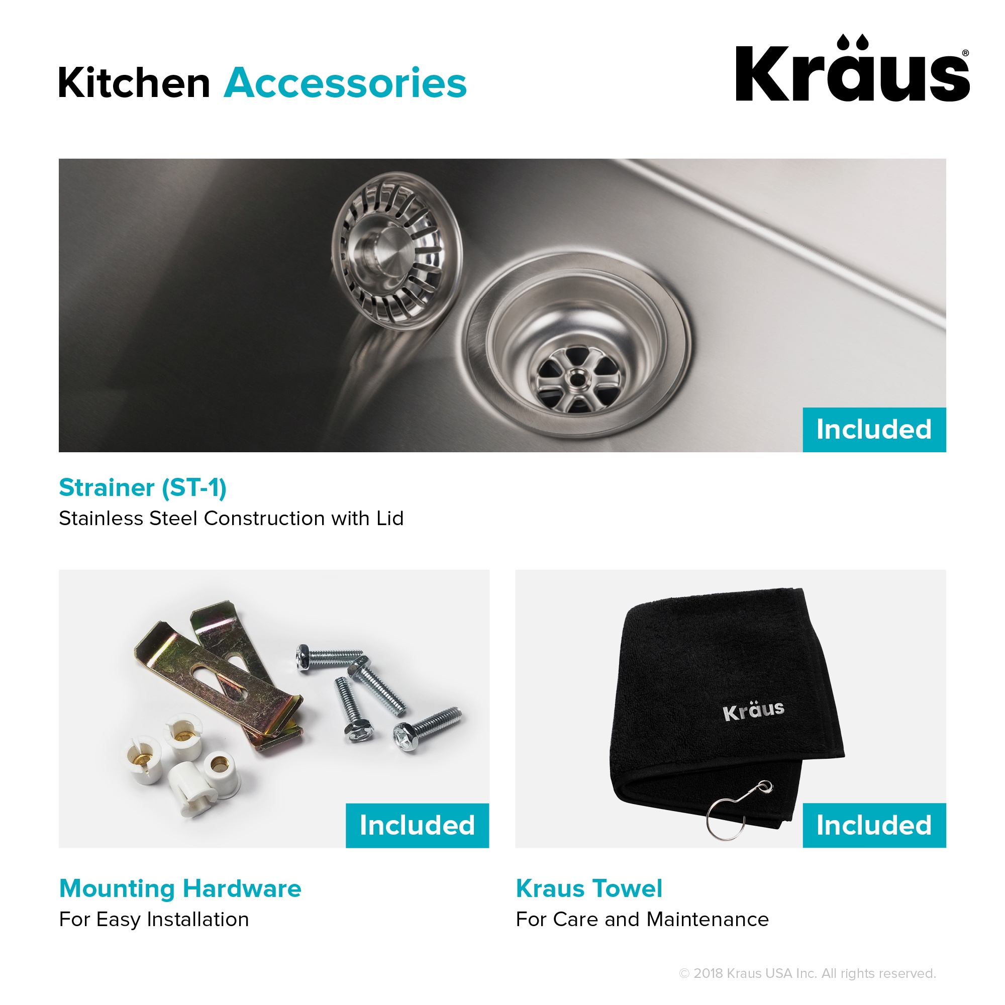 Kraus KHU101-17 Bar-Prep-Sinks - View #7