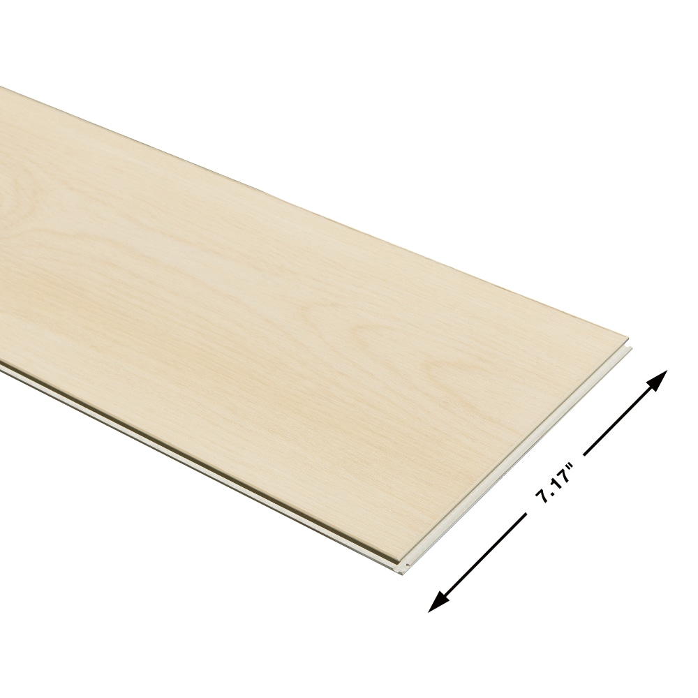 Villa Barcelona Rigid Core Baza 20-mil x 9-in W x 60-in L Interlocking Luxury Vinyl Plank Flooring (30.45-sq ft/ Carton) in Brown | LOWMUCL227SC