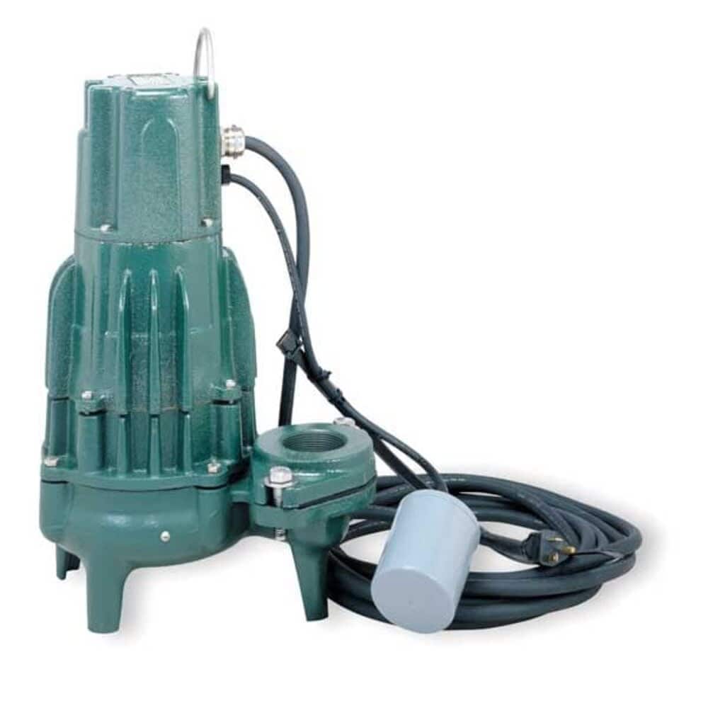 Zoeller Waste-Mate 2 HP 2 Auto Submersible Sewage Pump 230V Tether 295-0040 #295-0040
