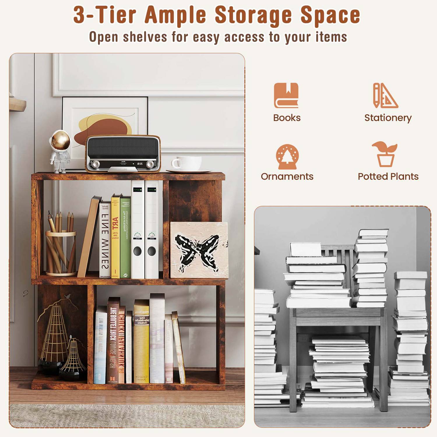 Costway CSHY003844 bookcases - View #7
