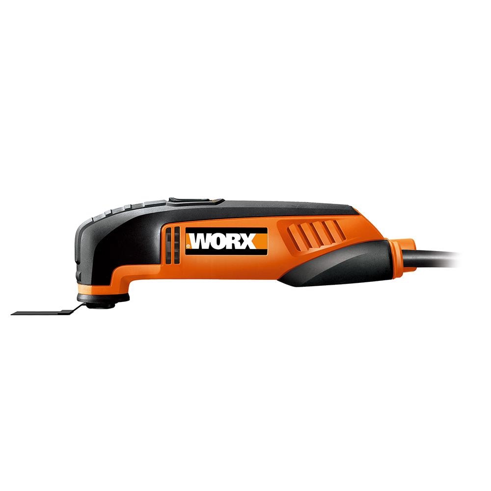 VEVOR Multitool Oscillating Tool Corded 2.5 Amp Oscillating Saw Tool with LED Light 6 Variable Speeds 3.1° Oscillating Angle 11000-22000 OPM 16pcs