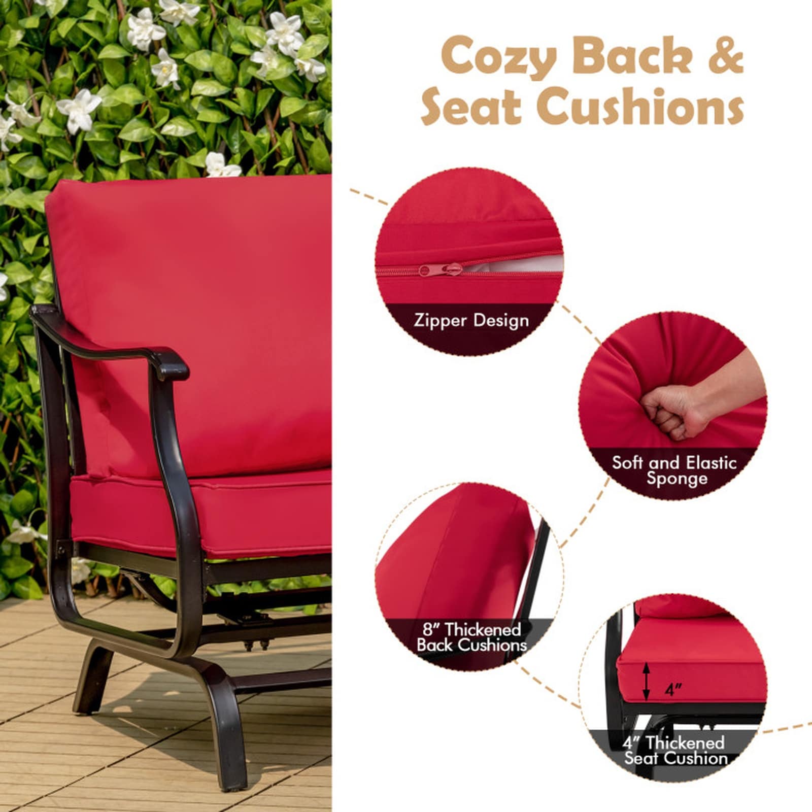 SUGIFT LW108SUGHY652 Patio-Conversation-Sets - View #5