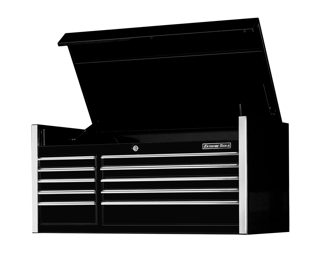 Extreme Tools EX 55-in W x 26.38-in H 10-Drawer Steel Tool Chest (Black ...