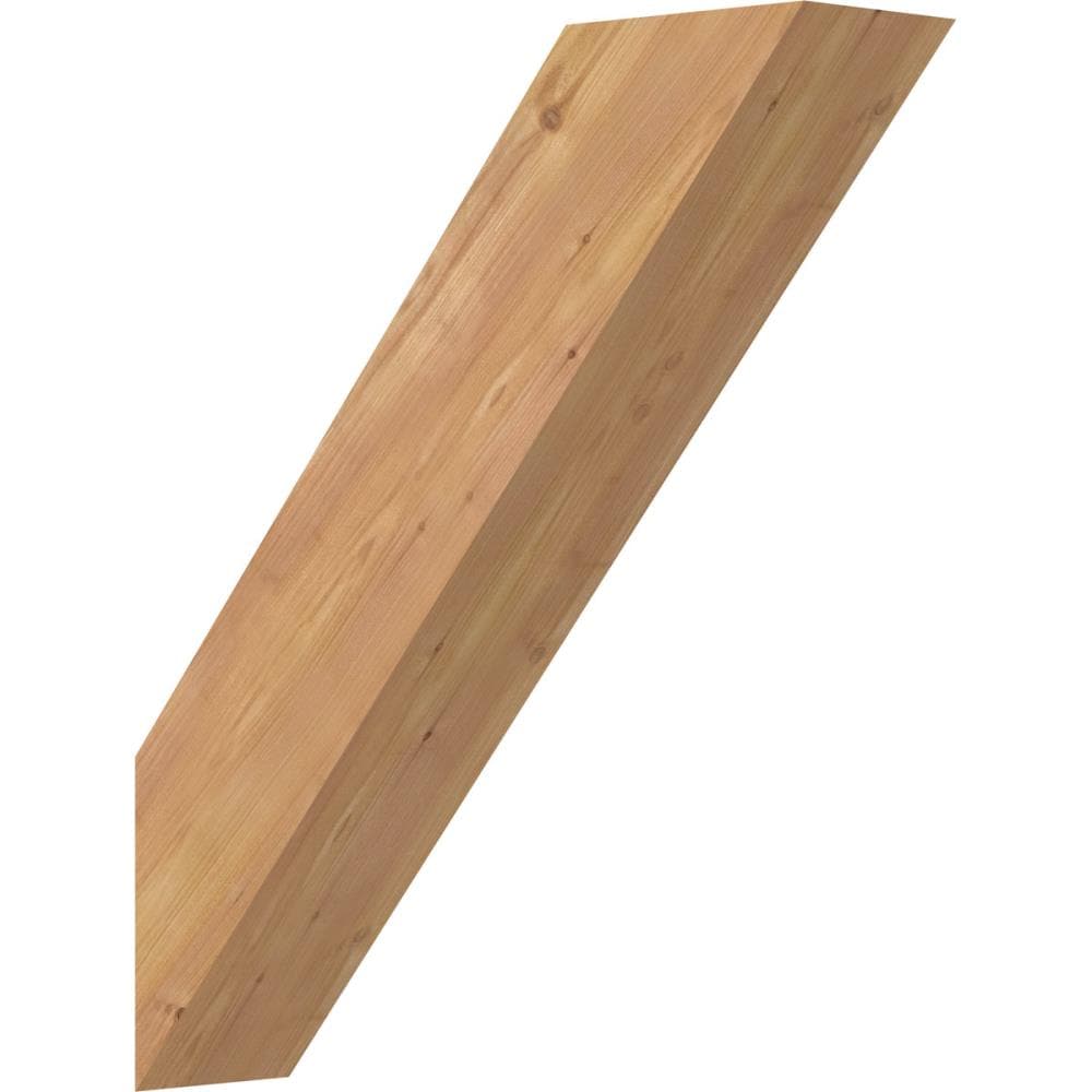 Ekena Millwork BRC06X22X26TRA00SWR 5-1/2-in x 22-in x 26-in Western Red Cedar Unfinished Wood Traditional smooth