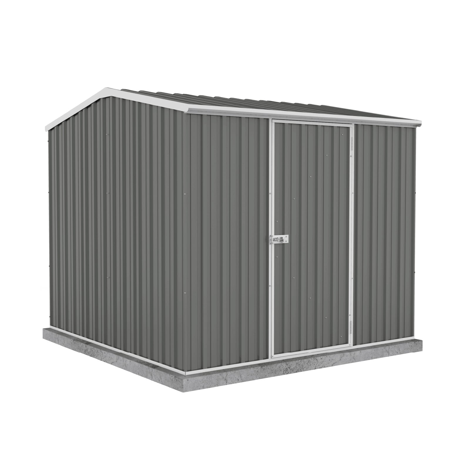 ABSCO AB1009 7-ft x 7-ft Premier Galvanized steel Storage Shed