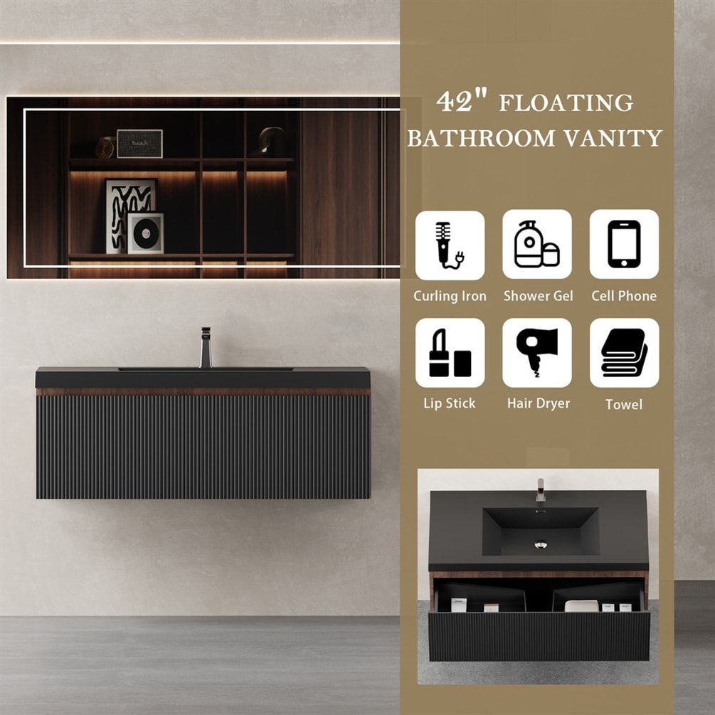 Poinic YUR-V16-42WL Bath-Vanity-Combo - View #2