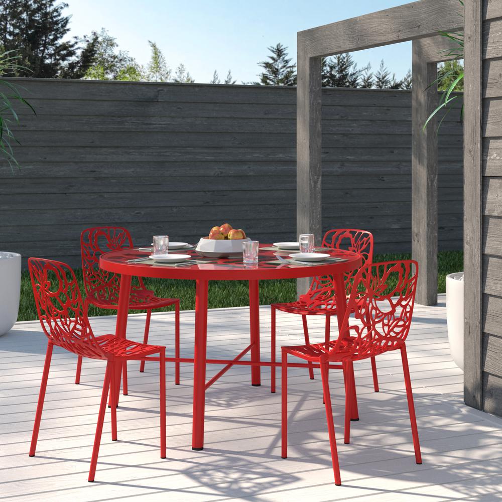 Leisuremod DC23R Dining-Chairs - View #3