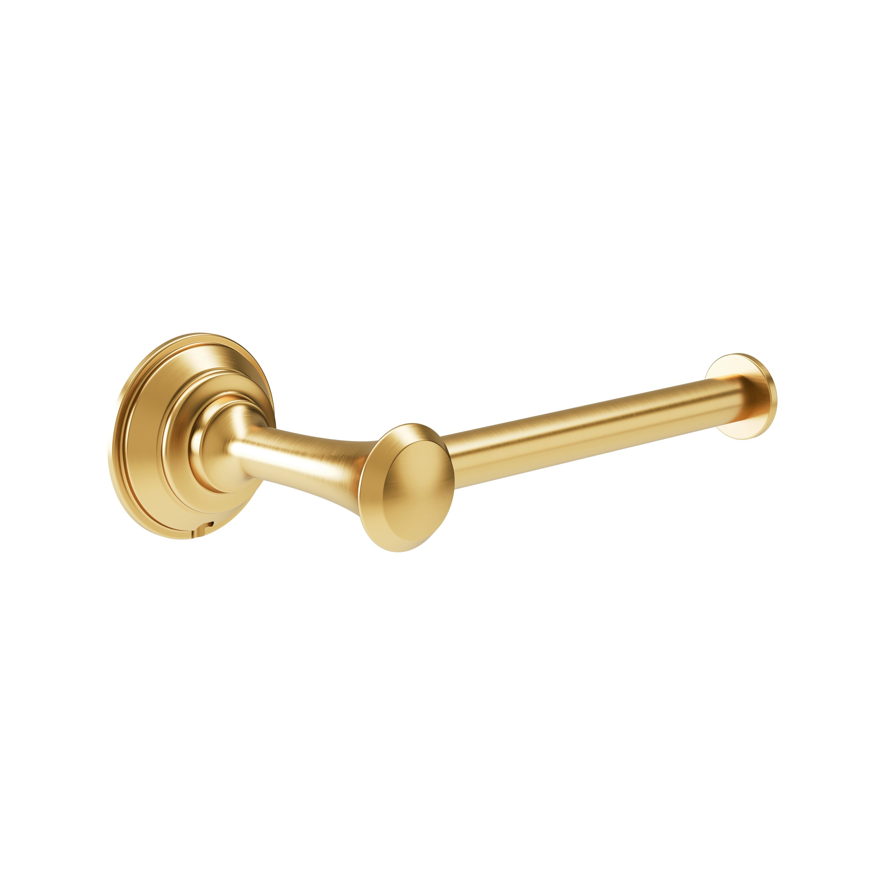 Symmons 583TPBBZ Braston Brushed Bronze Wall mount Single post Toilet Paper Holder 1 -Rolls with Storage