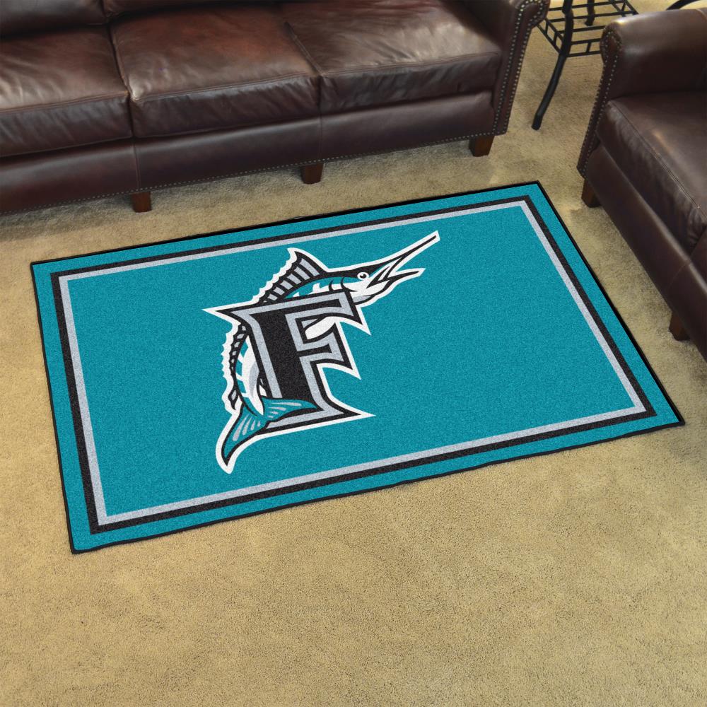 Miami Marlins 19'' x 30'' Retro Collection Accent Rug