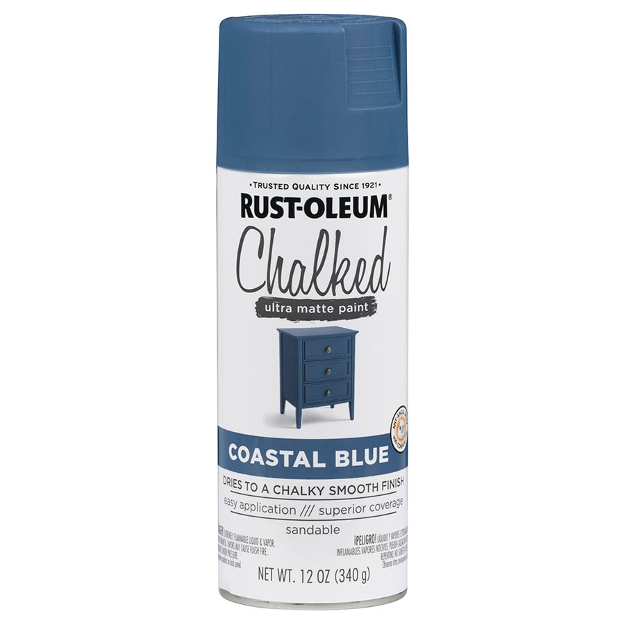 Coastal Blue, Rust-Oleum Chalked Ultra Matte Paint, Quart