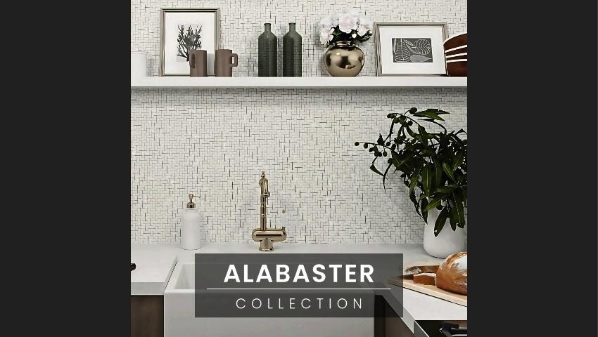 Apollo Tile White 12-in x 13-in Polished Recycled Glass Honeycomb Patterned Wall Tile (11.1-sq. ft/ Carton)