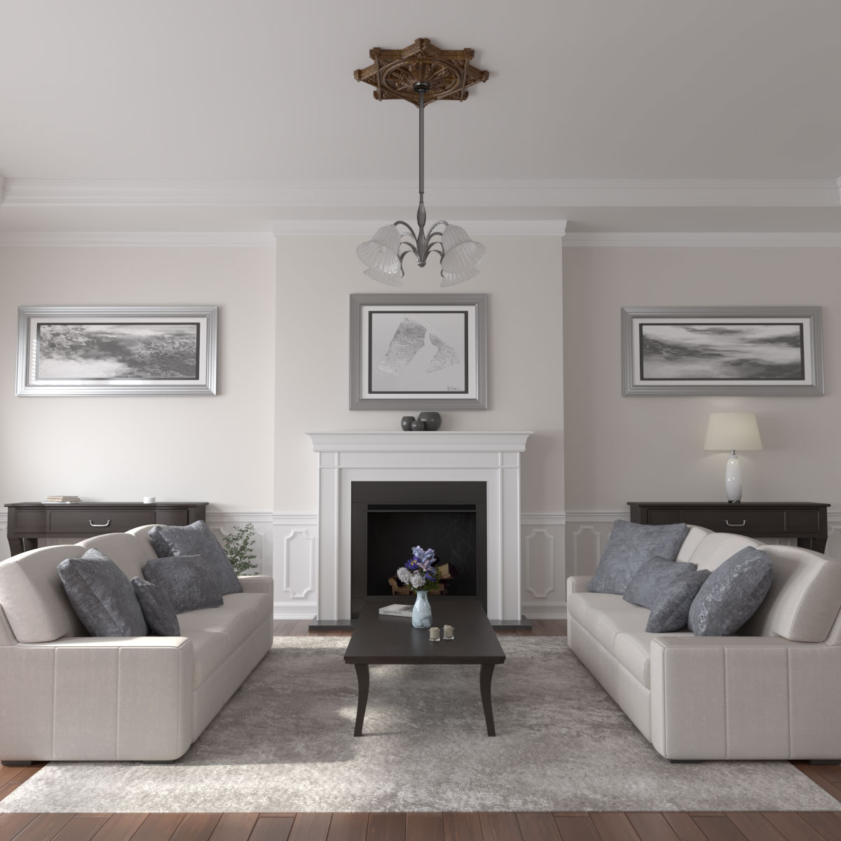 Ekena Millwork CM38ANRBC Ceiling-Medallions - View #4