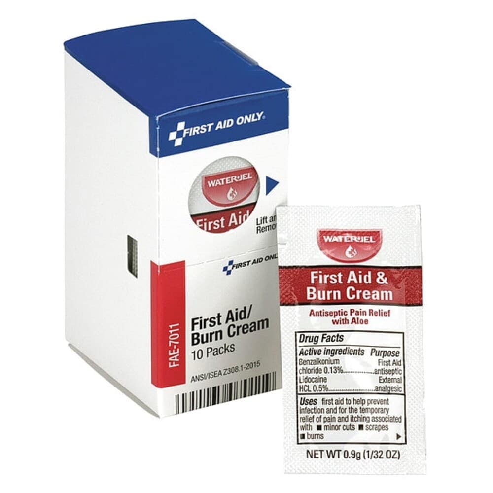 First Aid Only  First Aid Kit RefillFirst Aid Burn Cream 10 Per Box FAE-7011