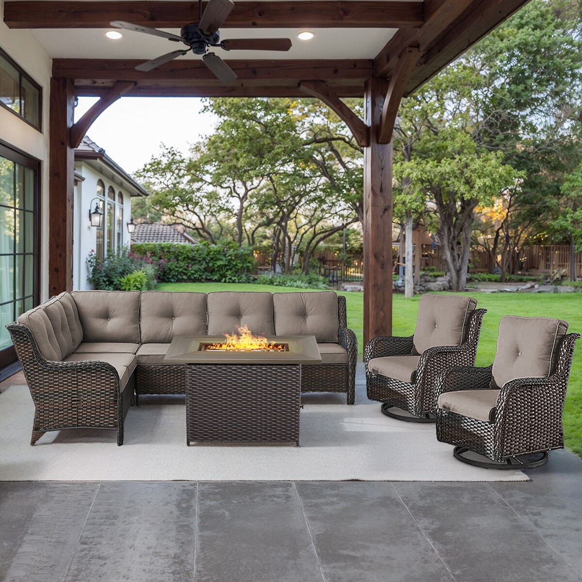 Rilyson FS144023APBR13-3 Patio-Conversation-Sets - View #2