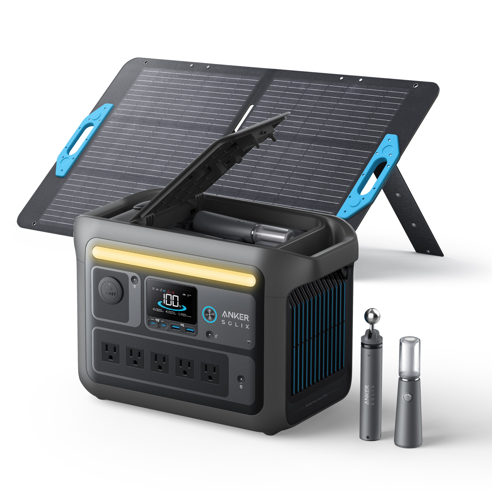 EcoFlow DELTA 2 with 800W Alternator Charger 1800-Watts Portable Power Station D2-AC Sansujyuku sansujyuku.com