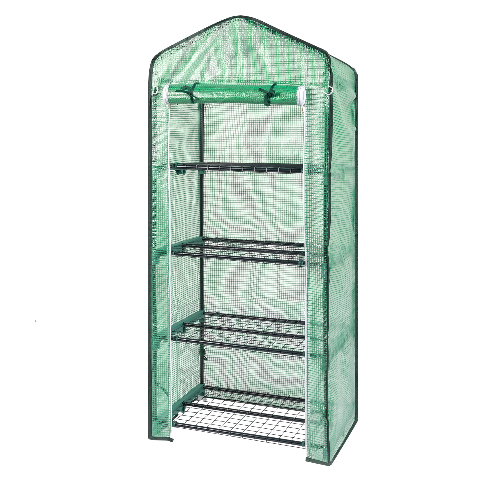 Outopee LO1G54000037 Greenhouses 1.4-ft L x 2.25-ft W x 5.25-ft H Green Greenhouse