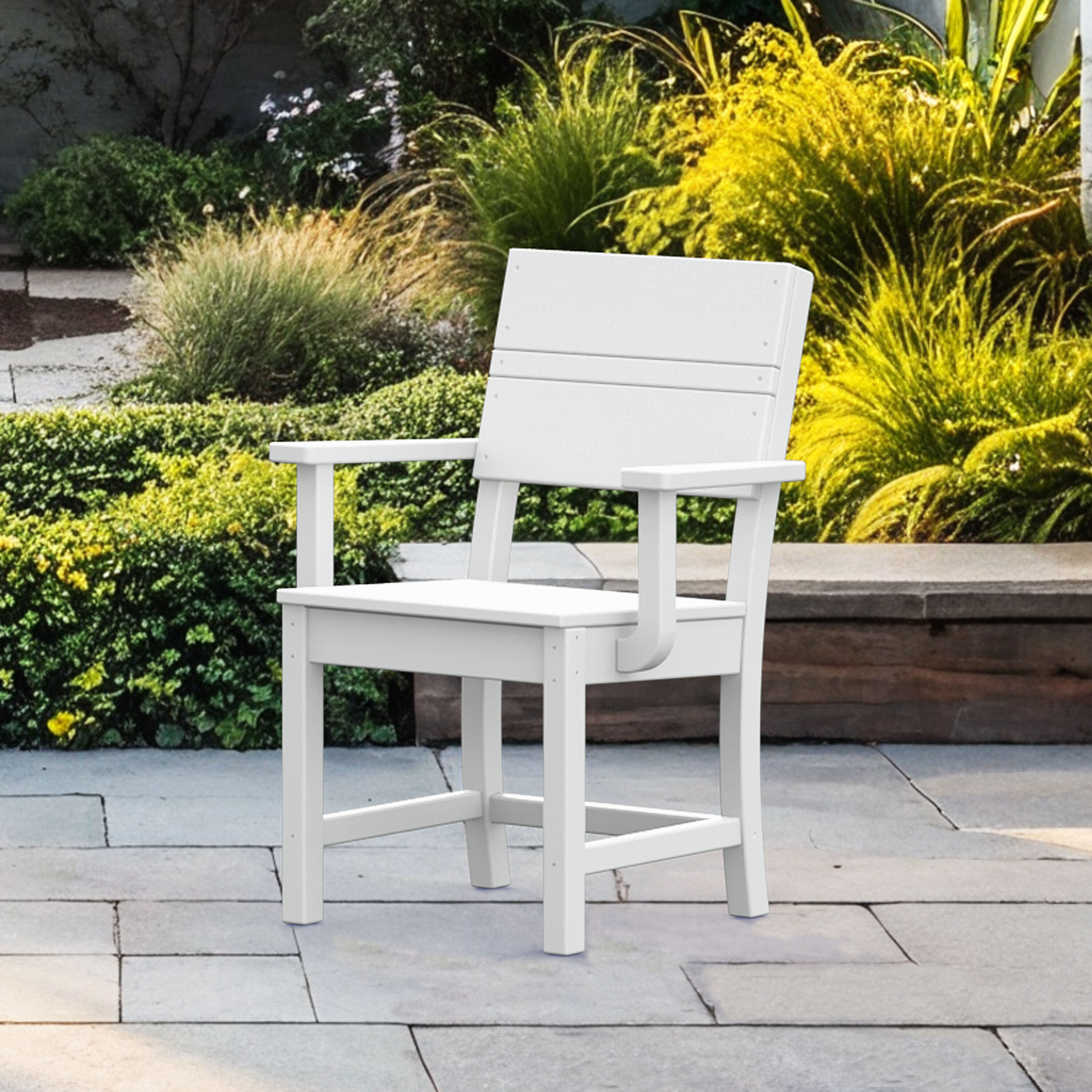 Origin 21 by POLYWOOD PK02-ORD200-WH Patio-Chairs - View #2