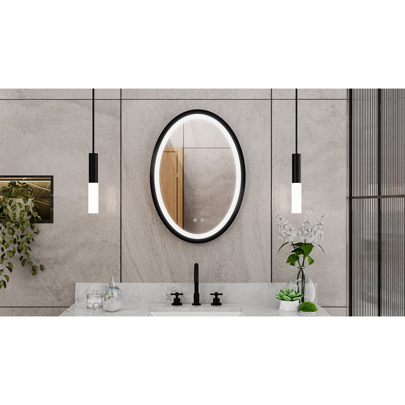 DreamLine LMBL2820V09 Framed-Bath-Mirrors - View #5