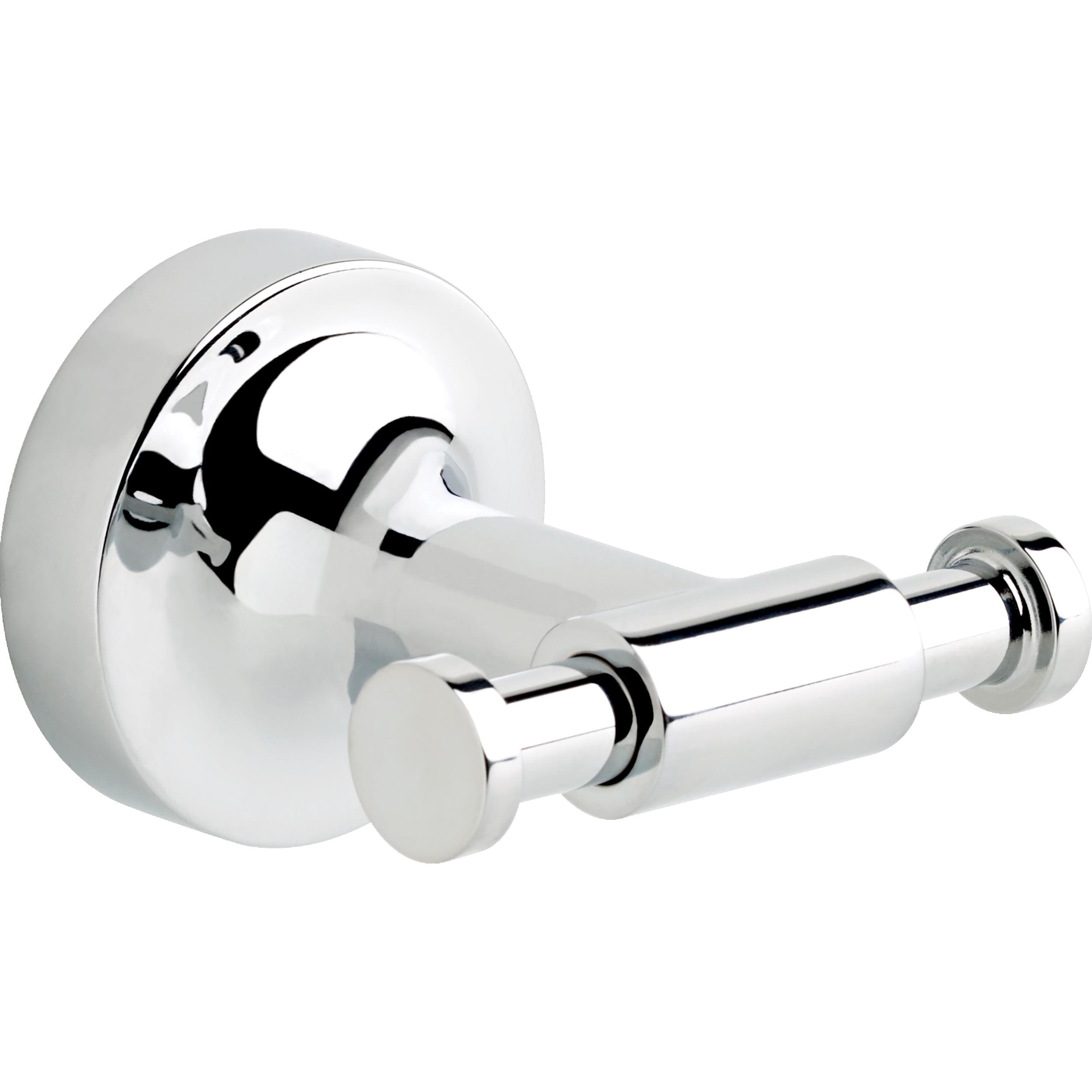 Franklin Brass VOI35-PC Voisin Polished Chrome Double -Hook Wall mount Towel Hook