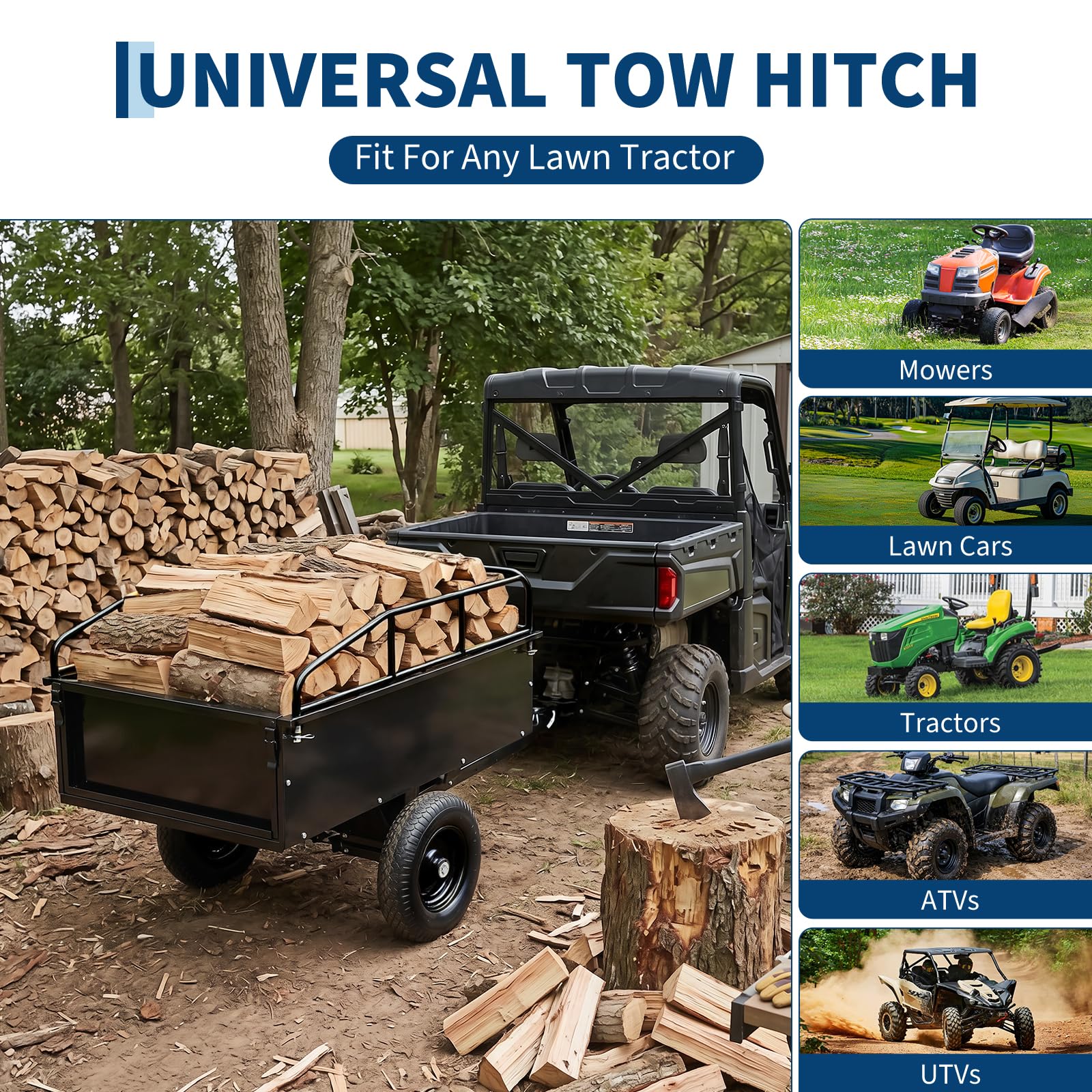 IdealHouse CMC-XVQZ-U2H18P331BL Yard-Carts - View #7