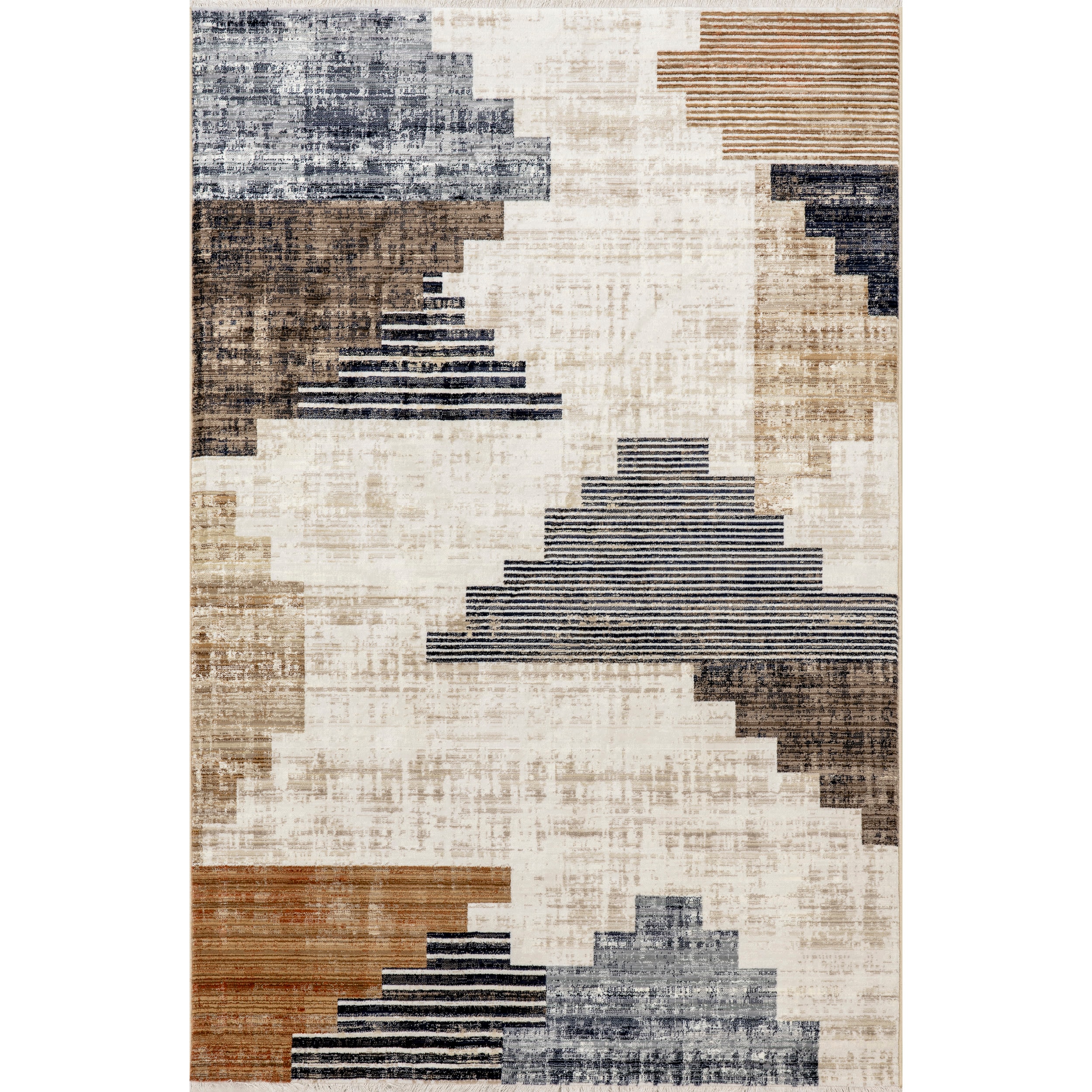 nuLOOM Vanita 9 X 13 (ft) Beige Indoor Geometric Southwestern Area