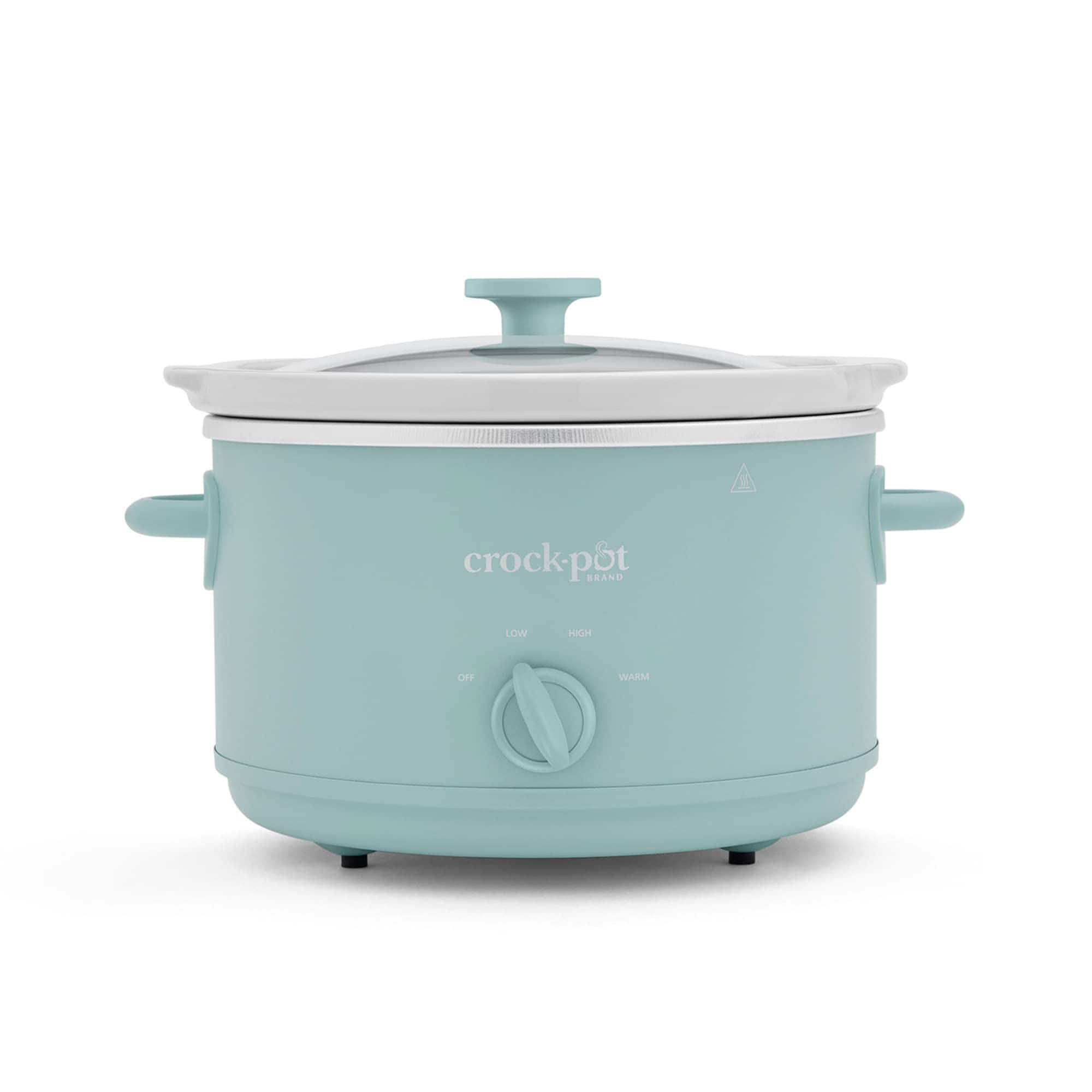 Crock-Pot 2218654 Crock Pot Design Series Manual Slow Cooker 4.5 Qt Kitchen Appliance Ocean Fog