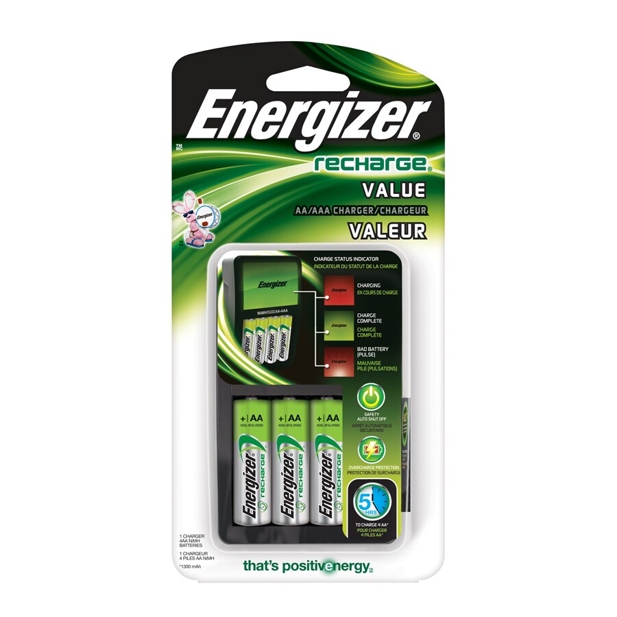 Rechargeable AA Batteries (4-Pack) at Lowes.com