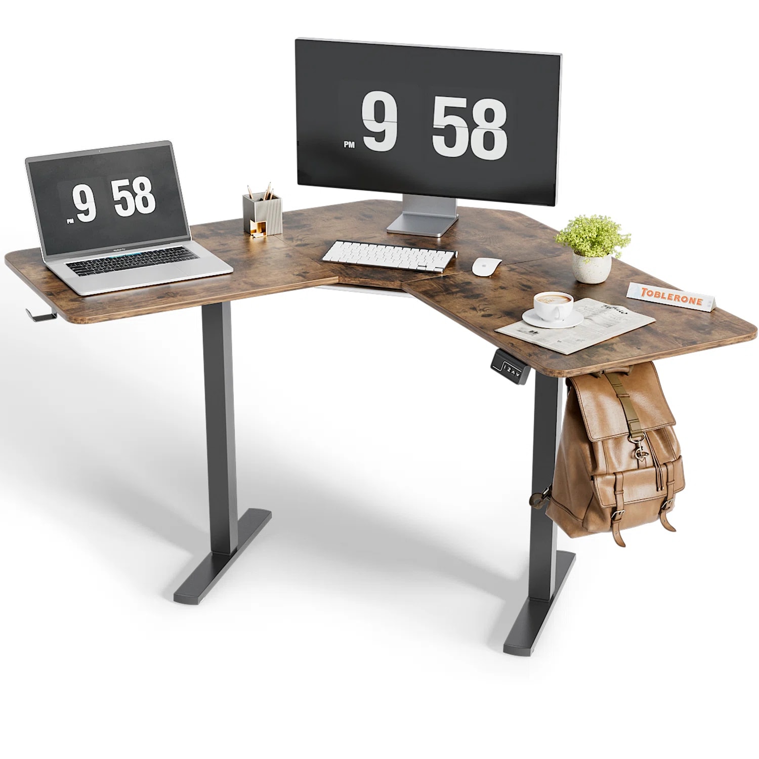 Vineego LS-HAD22-0146-0FW 47-Inches Brown Modern/Contemporary Standing desk