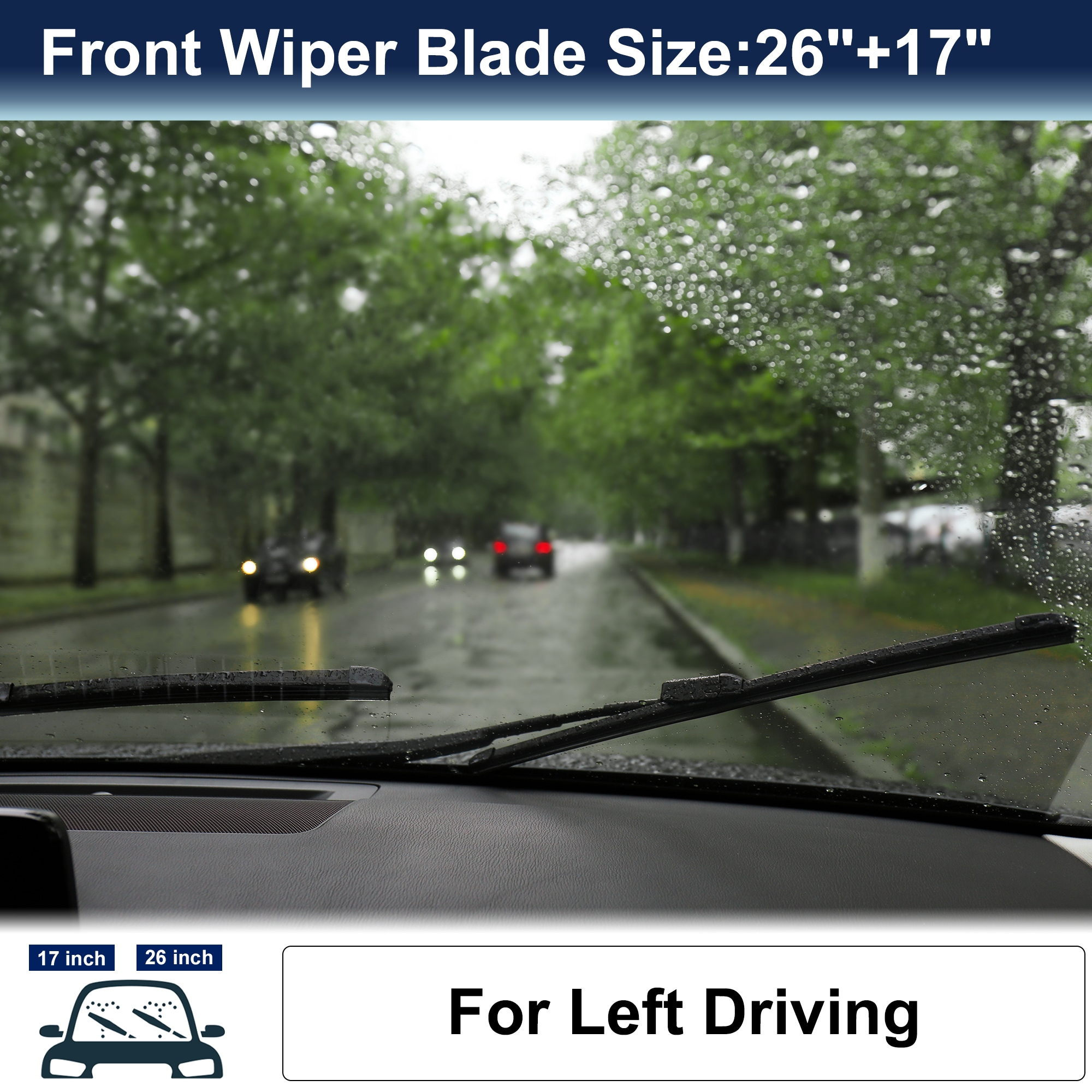Unique Bargains S26010400UX5311 Wiper-Blades - View #2