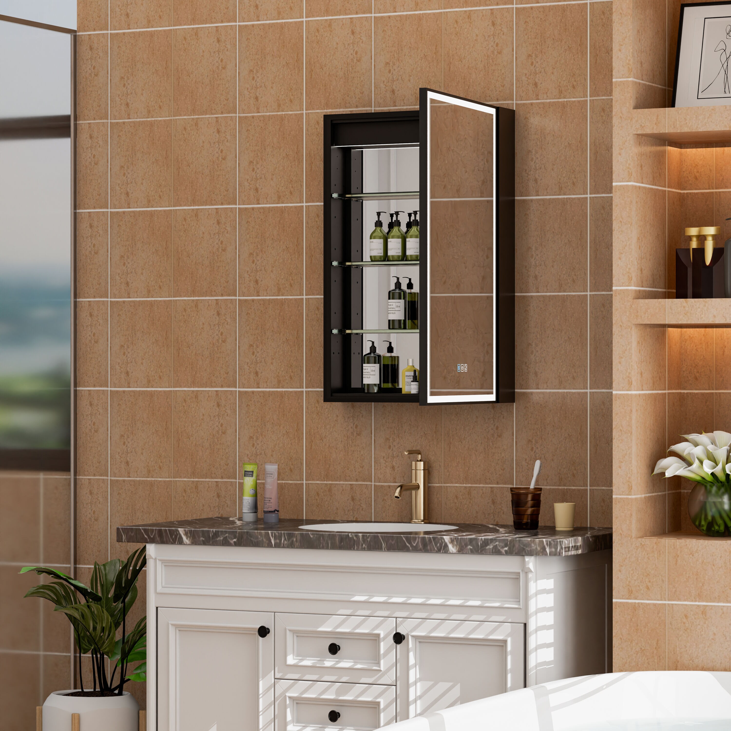 WELLFOR W12MCL2030R Bathroom-Medicine-Cabinets - View #14