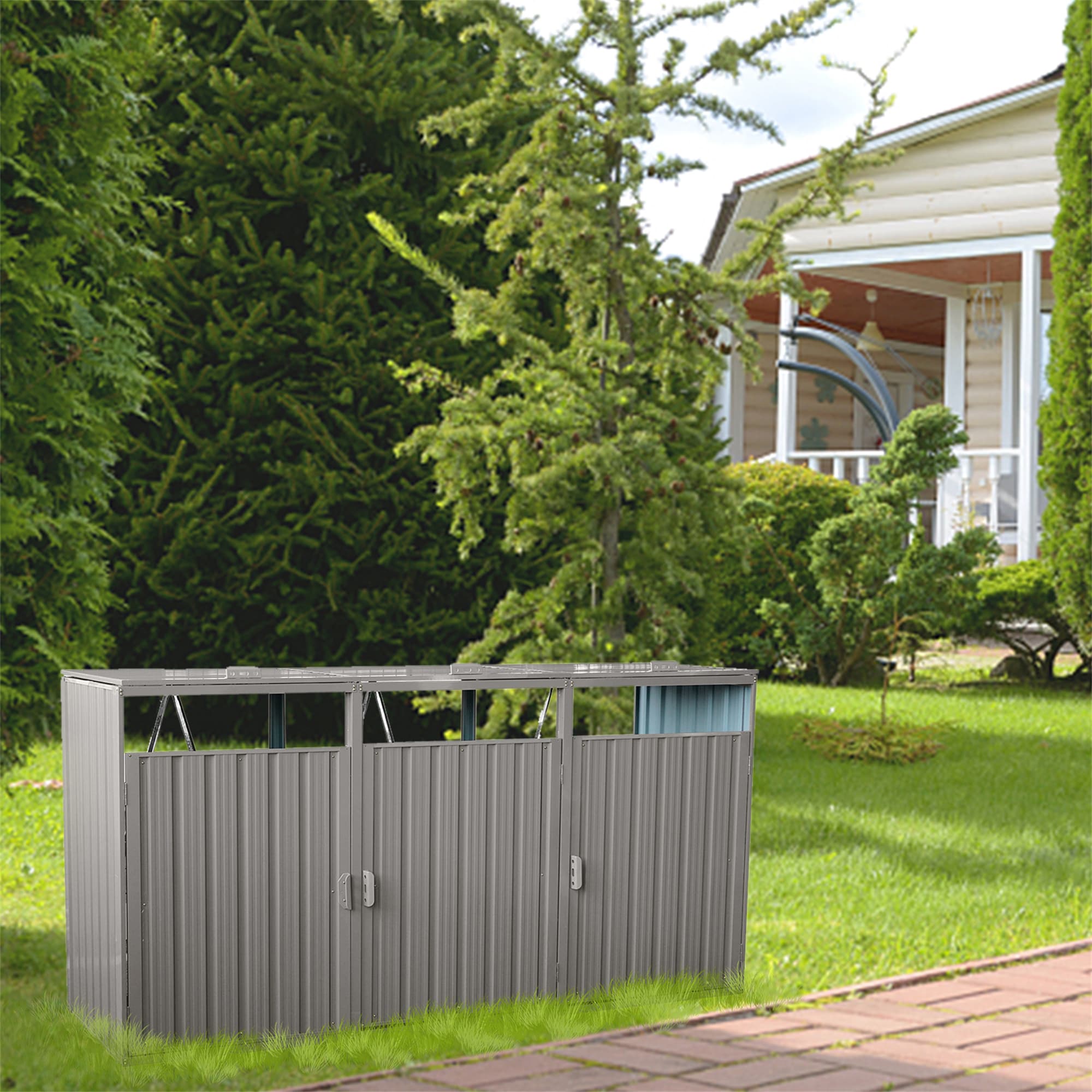 BABOOM BOM-133641-OR Metal-Storage-Buildings-Sheds - View #8