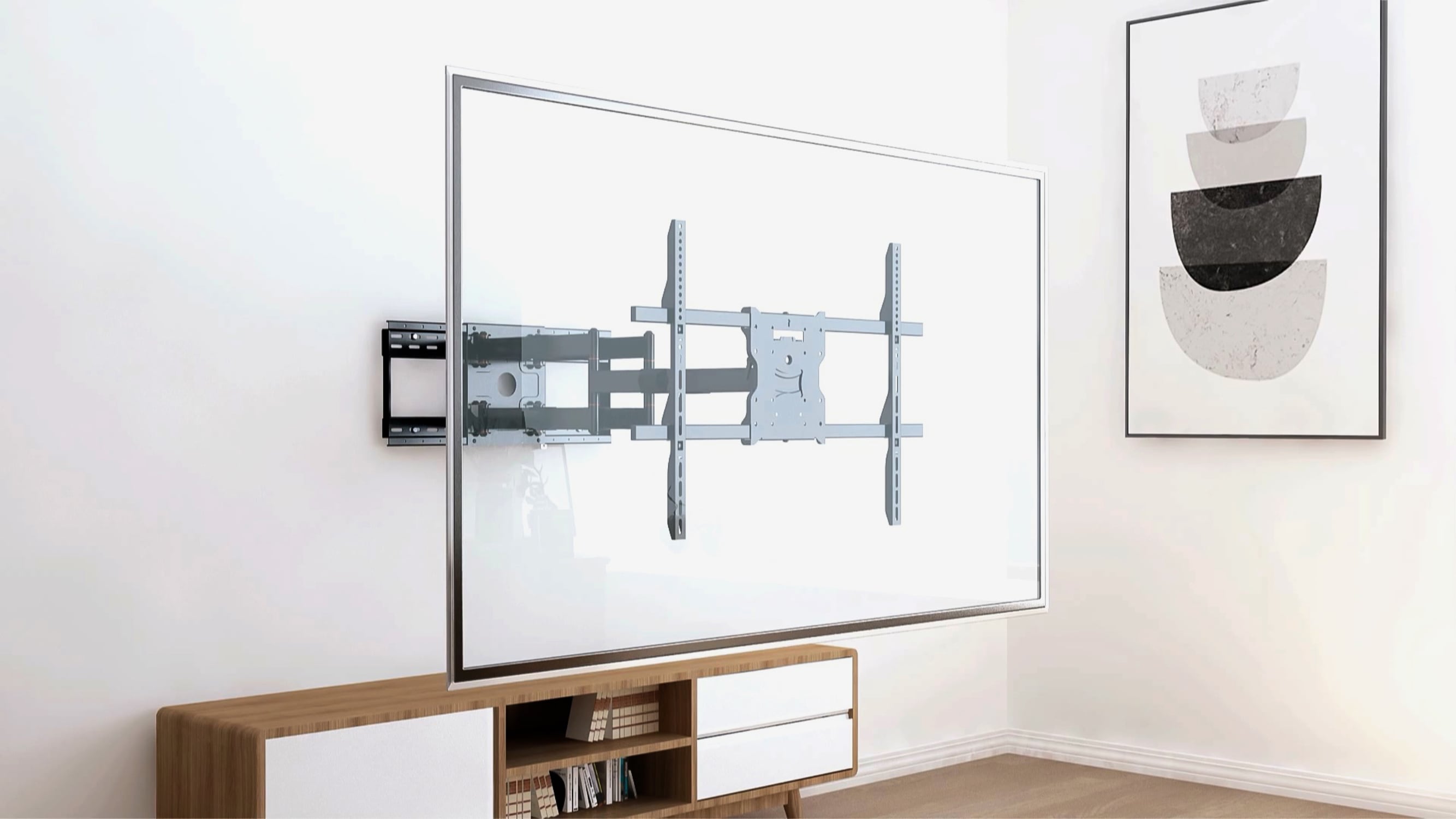 Heavy Duty Full Motion TV Wall Mount for 65-110 Inch Screens