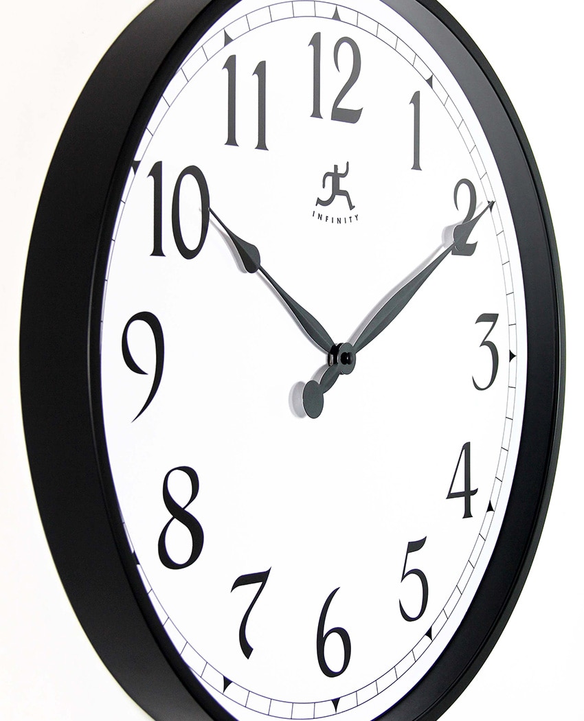 Infinity Instruments 20016BK-1567 Indoor-Outdoor-Clocks - View #2