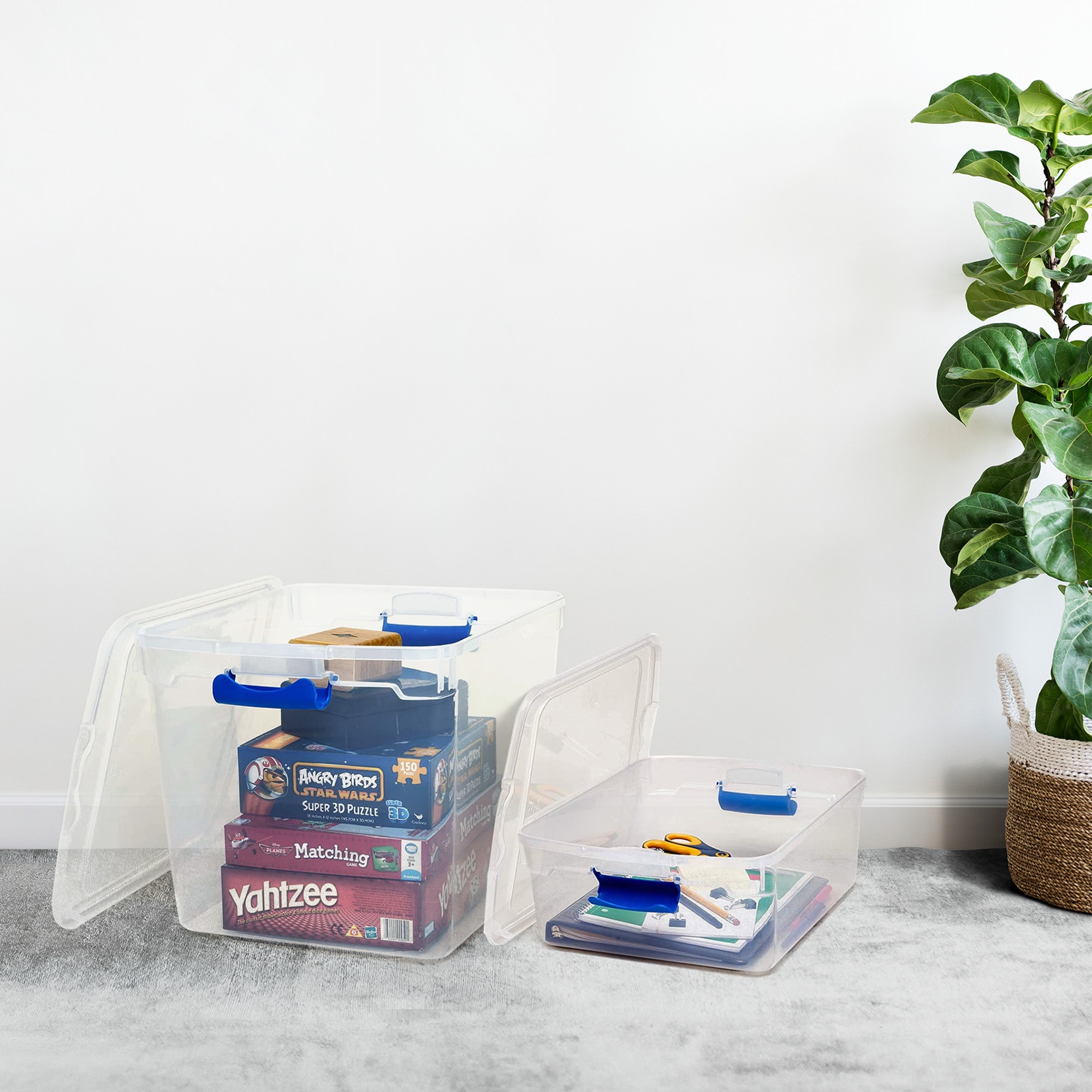 Homz Products 286175 Plastic-Storage-Totes - View #11