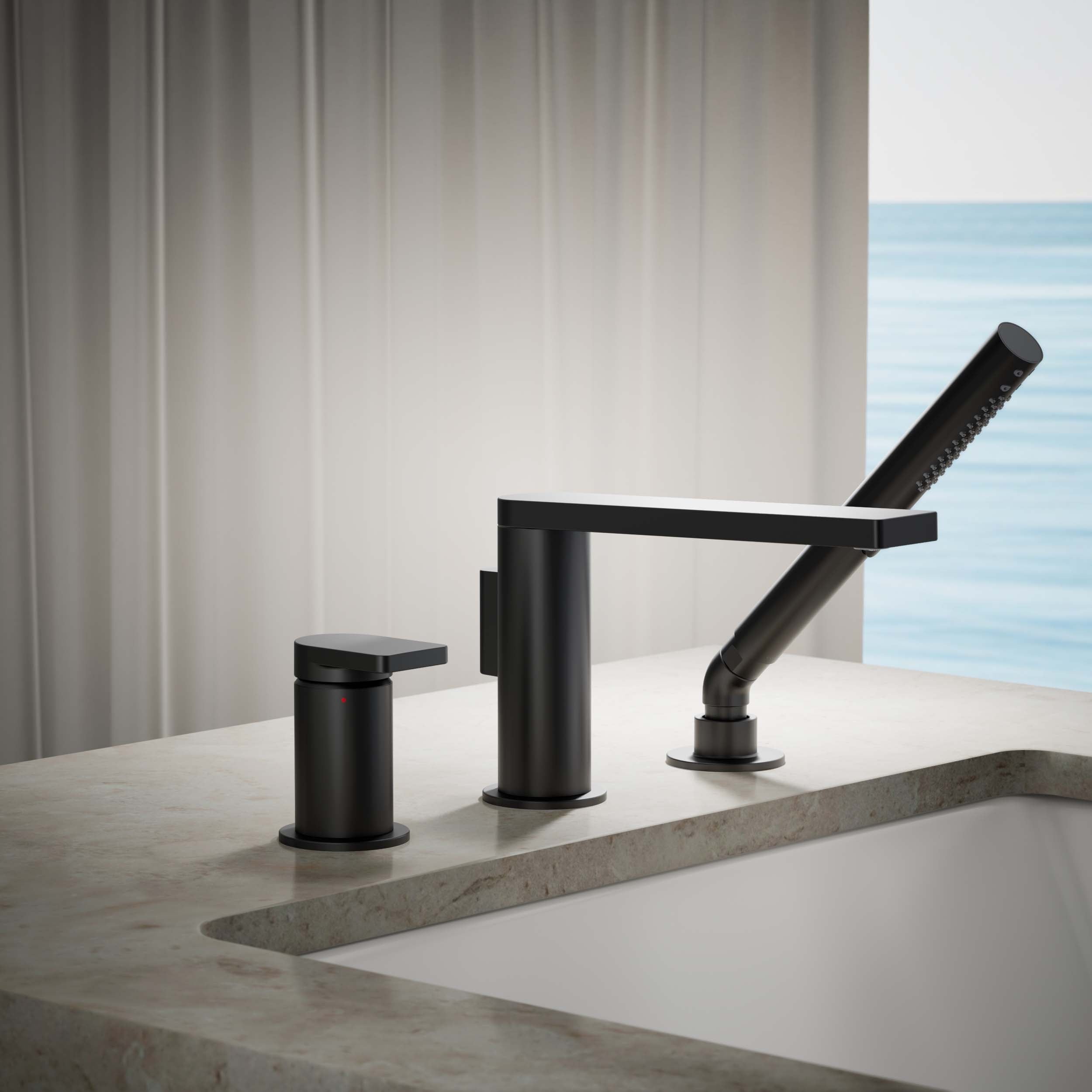 KOHLER K-73078-4-BL Roman-Tub-Faucets - View #2