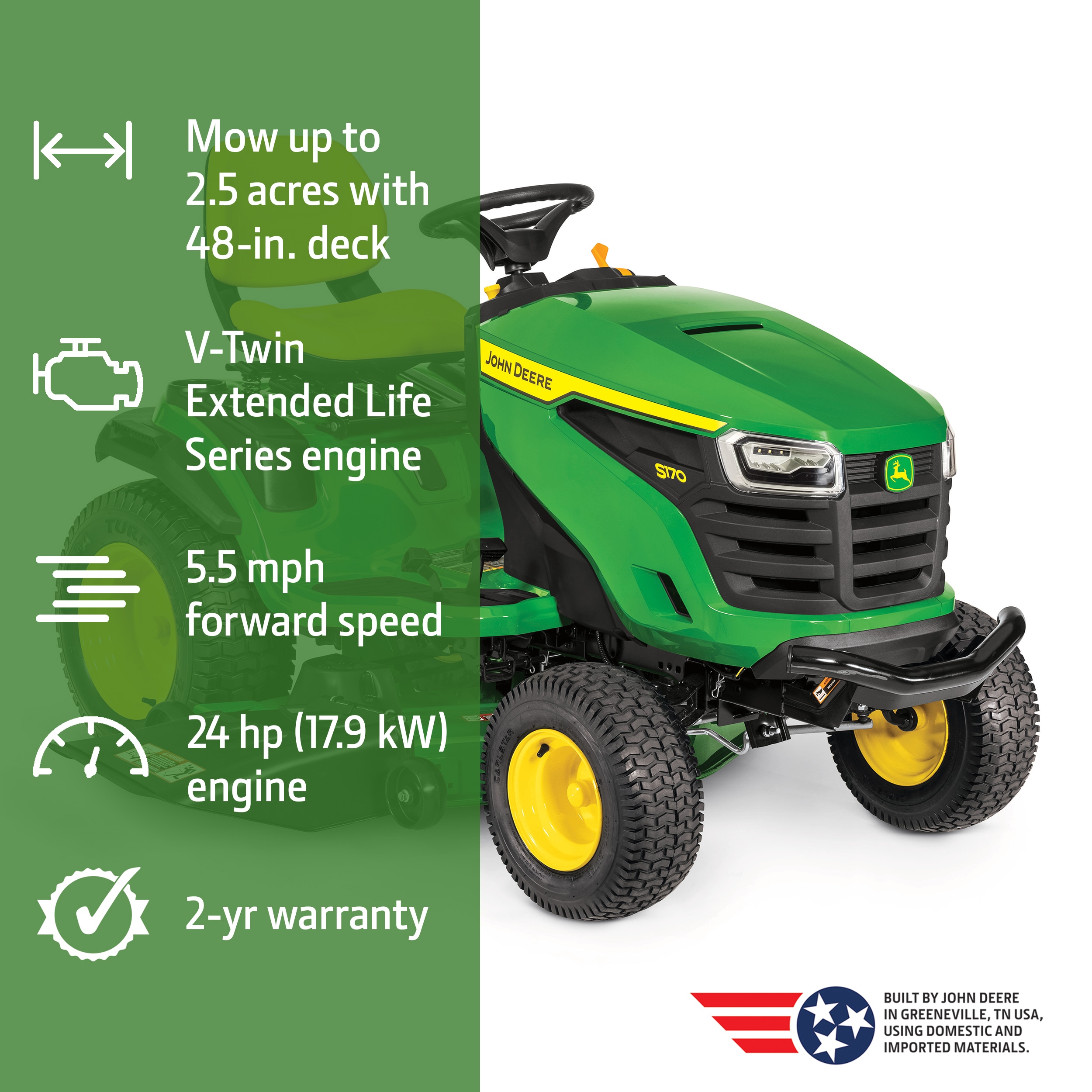 John Deere BG21432 Riding-Lawn-Mowers-Tractors - Thumbnail View #2