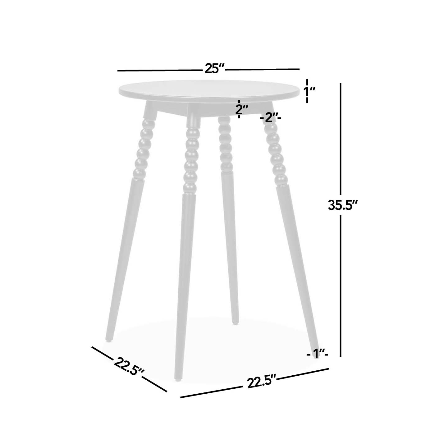 Jennifer Taylor Home CST87480B-MY Dining-Tables - View #5
