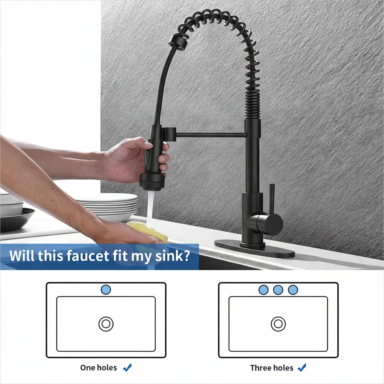 Naturefalls JSFNYDTEINLZ Kitchen-Faucets - View #3