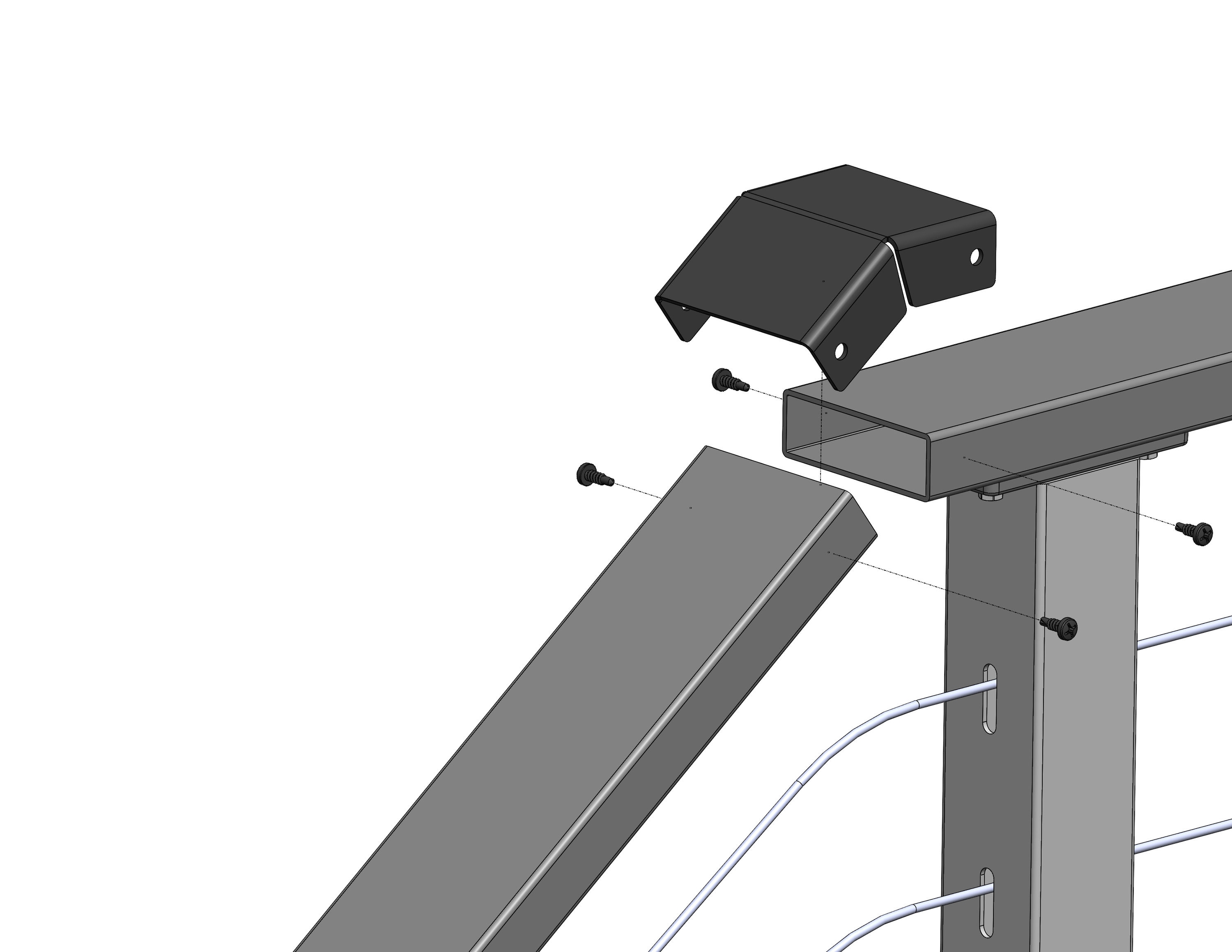 CityPost CP-SL-HSU-WH Deck-Adapters - View #2