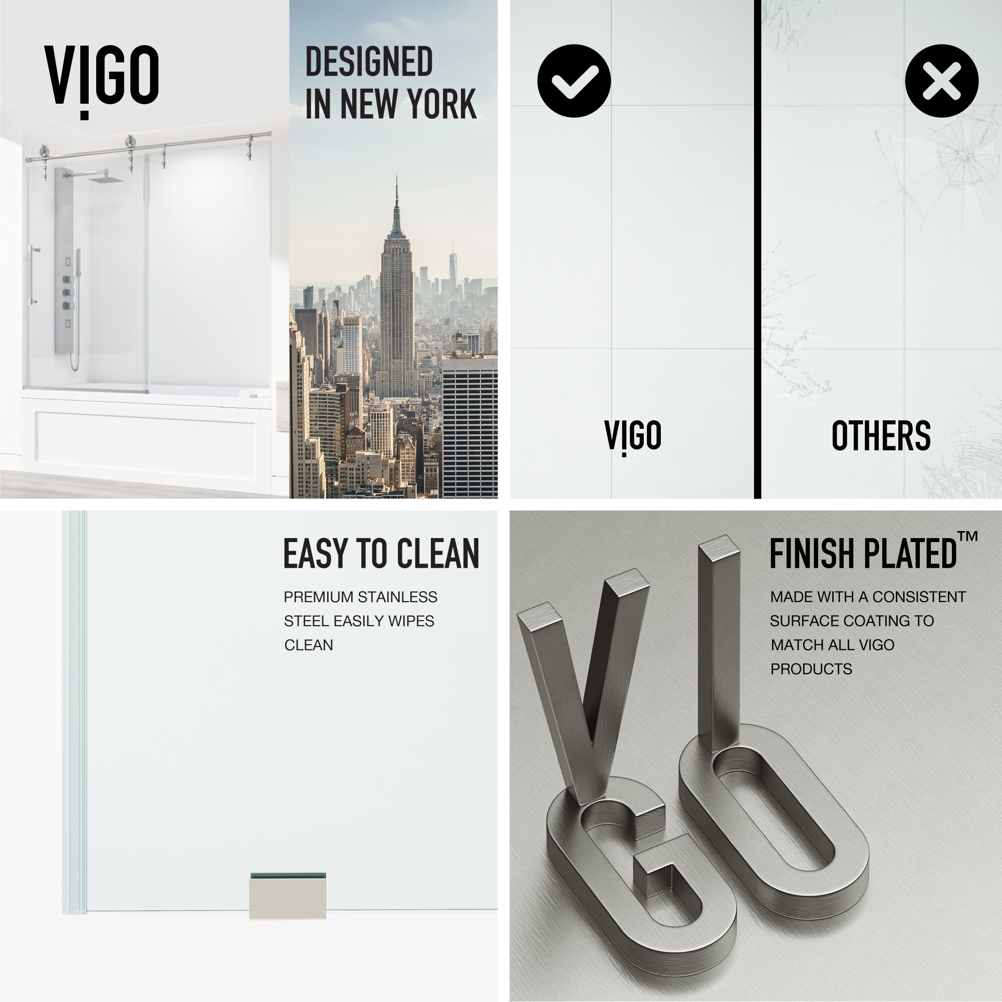 VIGO VG6049STCL6068 Bathtub-Doors - View #7