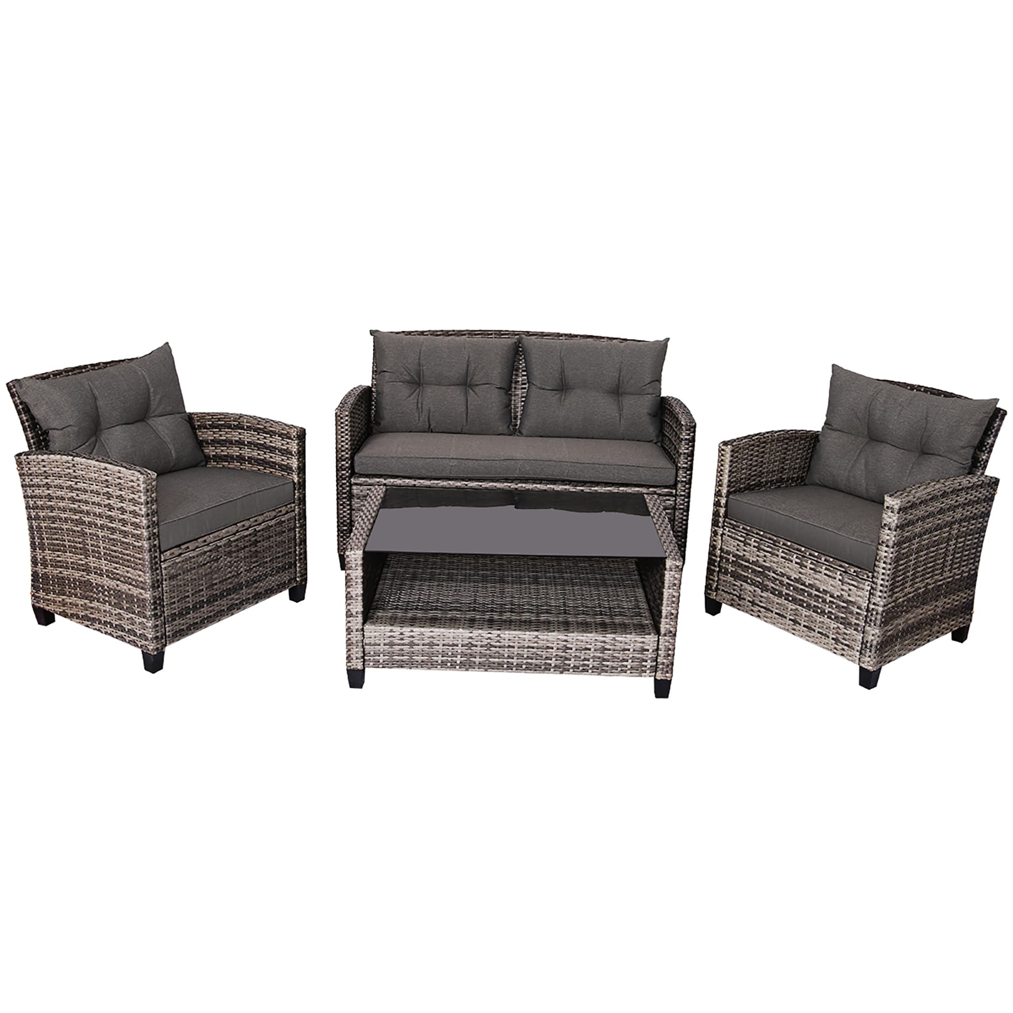 Forclover N7FW-647GR+ Patio-Conversation-Sets - View #5