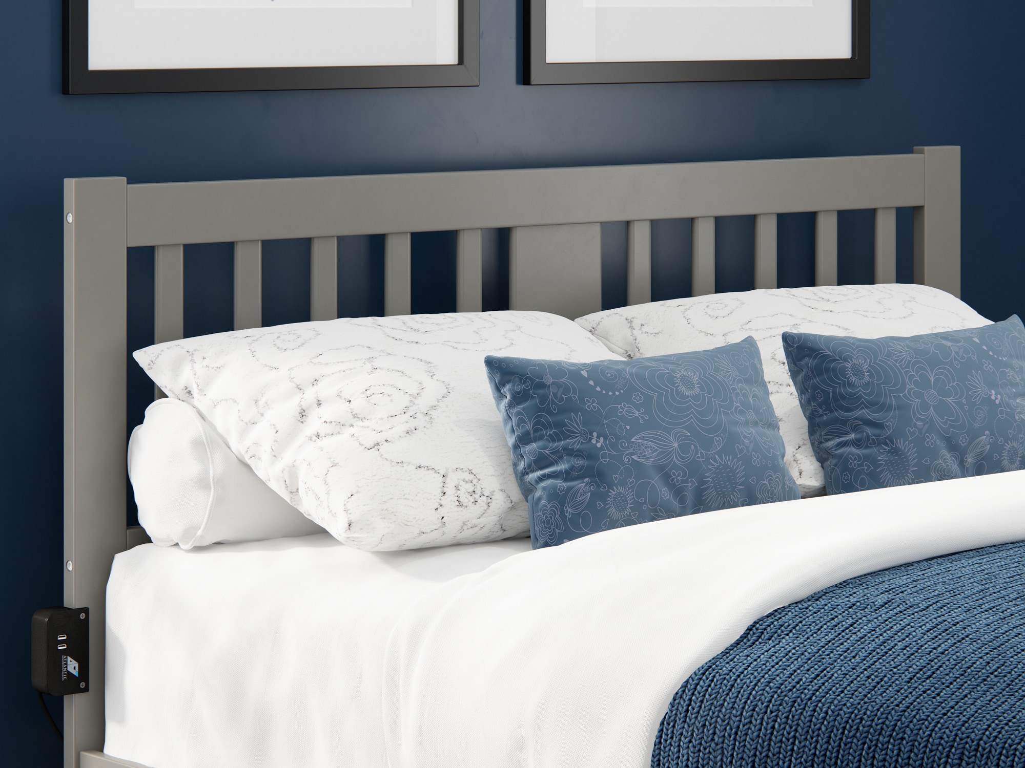 AFI Furnishings AG8900049 Tahoe Grey Queen Headboard