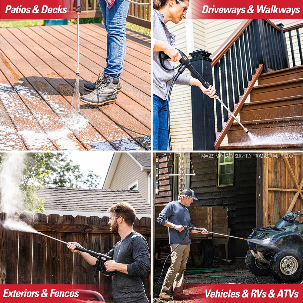 SIMPSON 3200 PSI at 2.5 GPM 3200-PSI 2.5-GPM Cold Water Gas Pressure washer with 4 Spray Tips