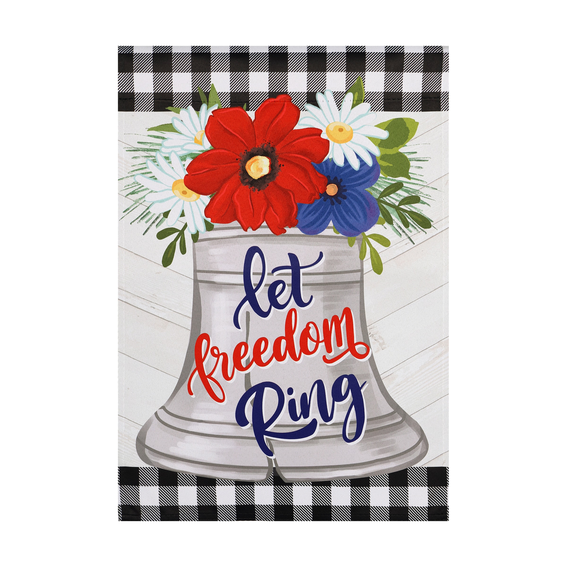 Style Selections ZLW14S9729 1-ft W x 1.5-ft H Patriotic Garden flag