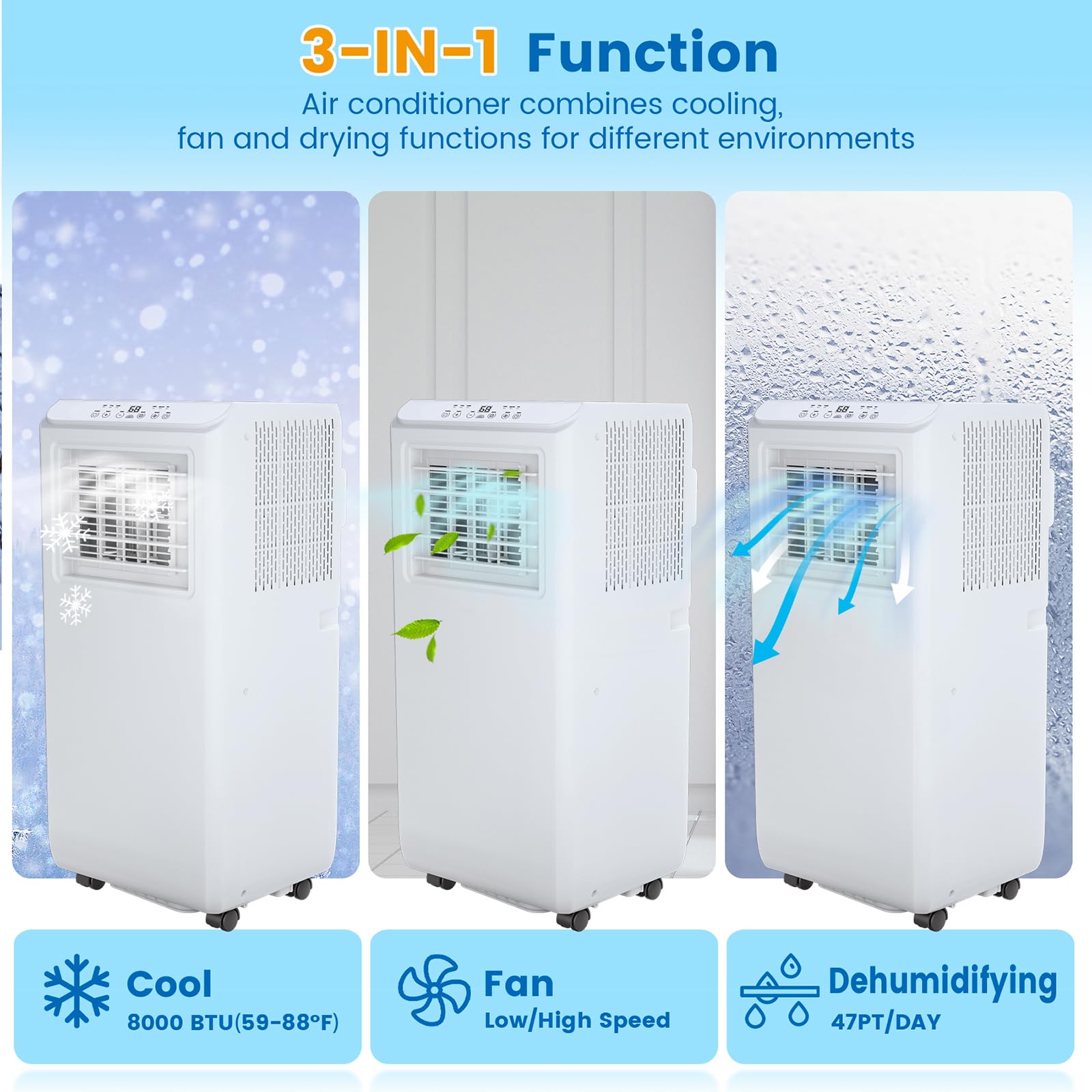 Qeetex FFF027 Portable-Air-Conditioners - View #5