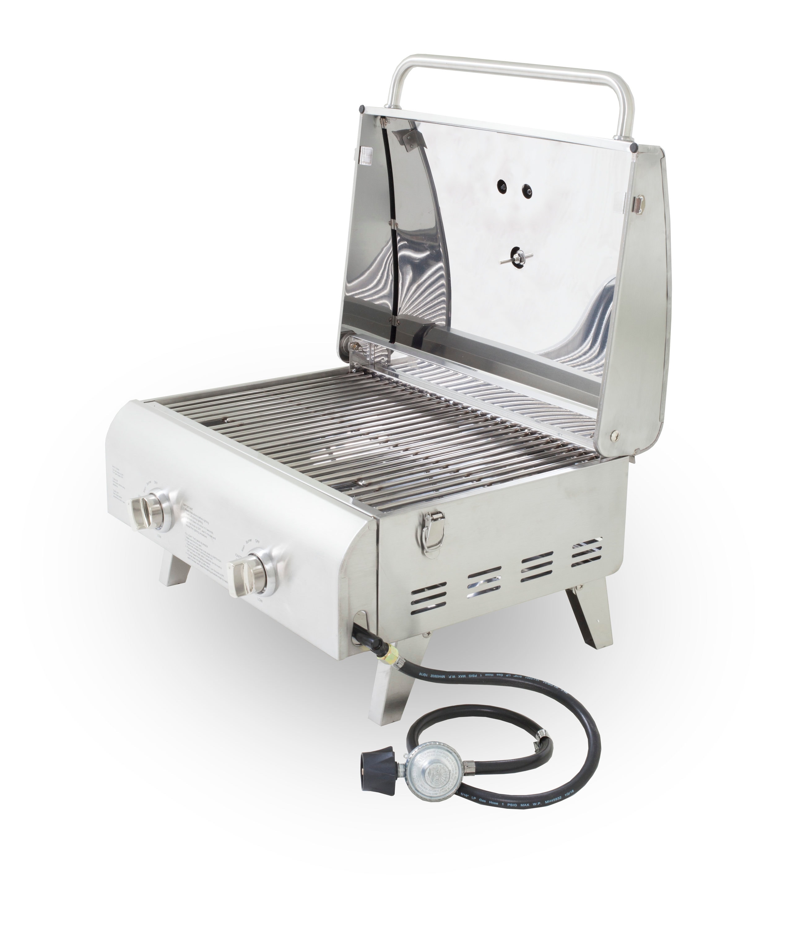 Pit Boss Silver 2-Burner Liquid Propane Gas Grill in the Gas Grills ...