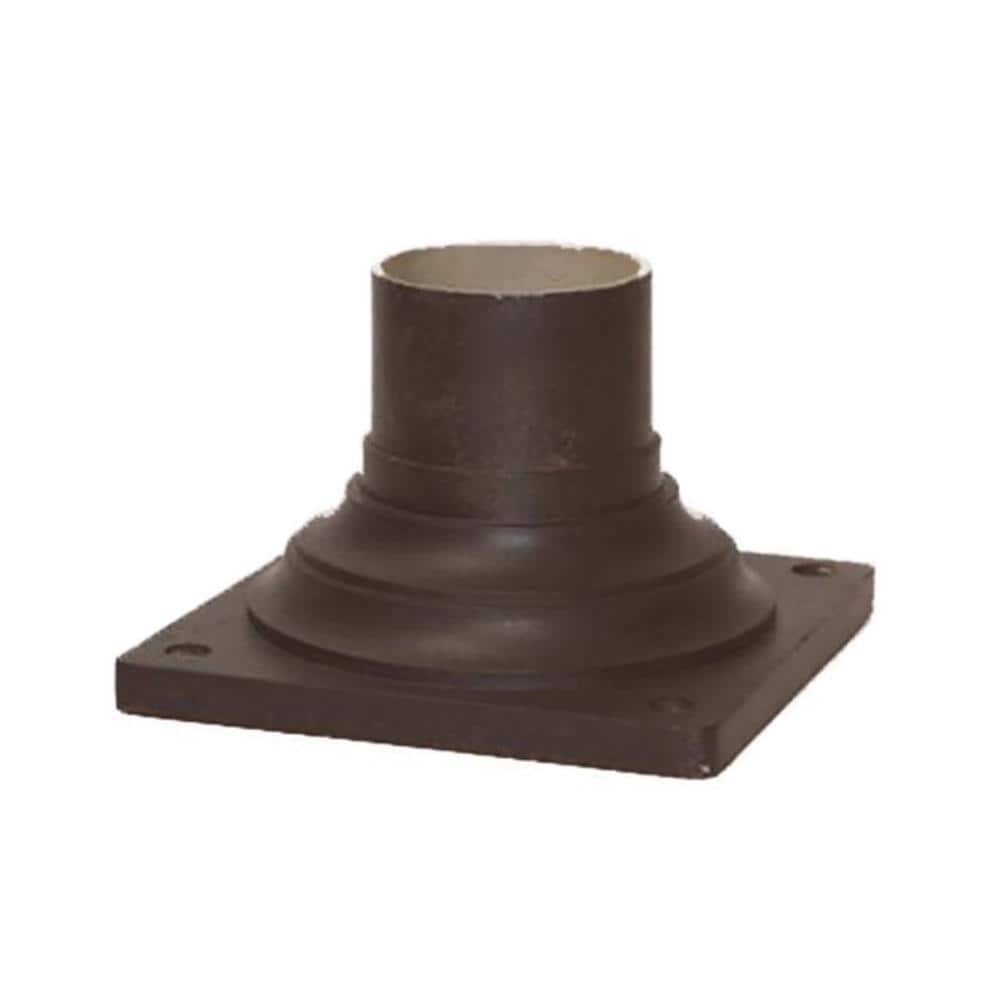 Acclaim Lighting 5999BC 4-Inches Black coral Traditional Outdoor Pier mount