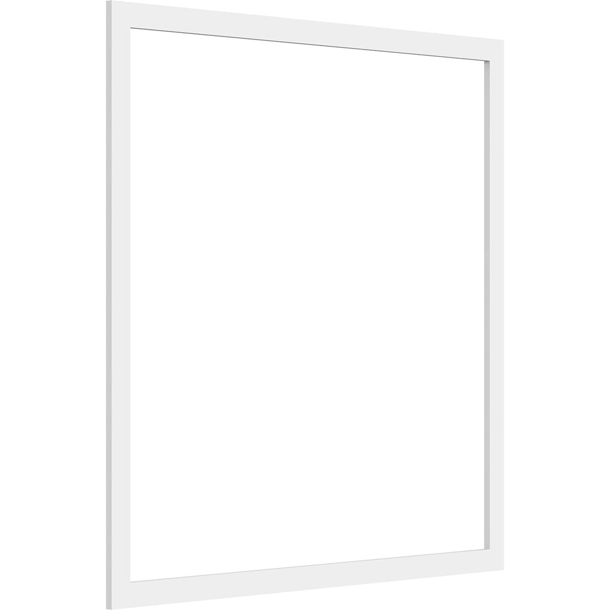 Ekena Millwork WALP36X36X037PRE 36-in x 36-in Smooth Paintable/Stainable White PVC Fretwork Wall Panel (