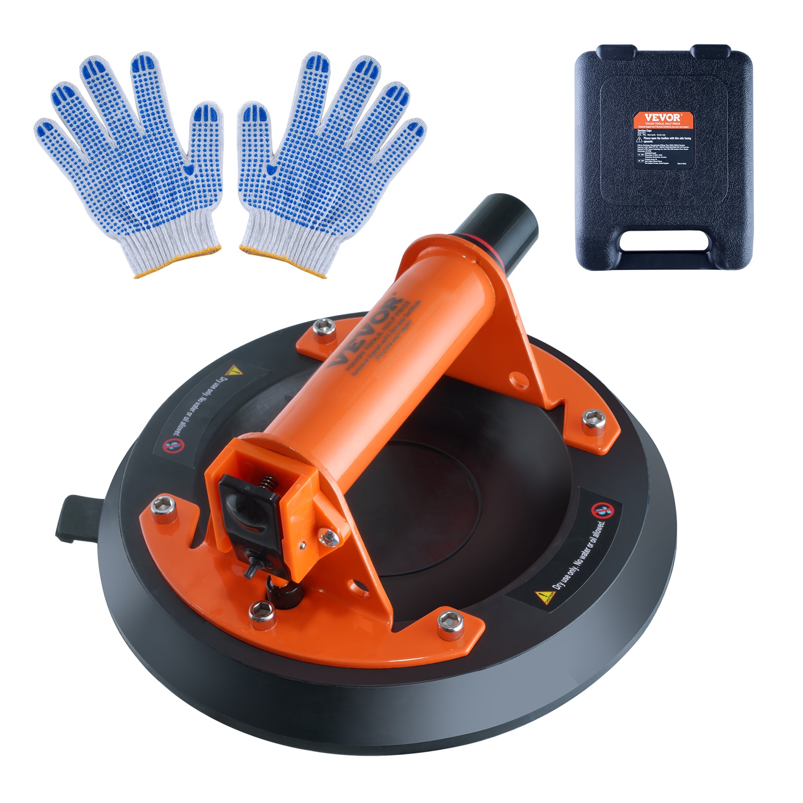 VEVOR YXZKXPSL1J8YAA002V0 615-lbs. 8-Inches Dia Plastic Tile Suction Cup